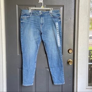 Old Navy Blue Rockstar Super Skinny Jeans 18